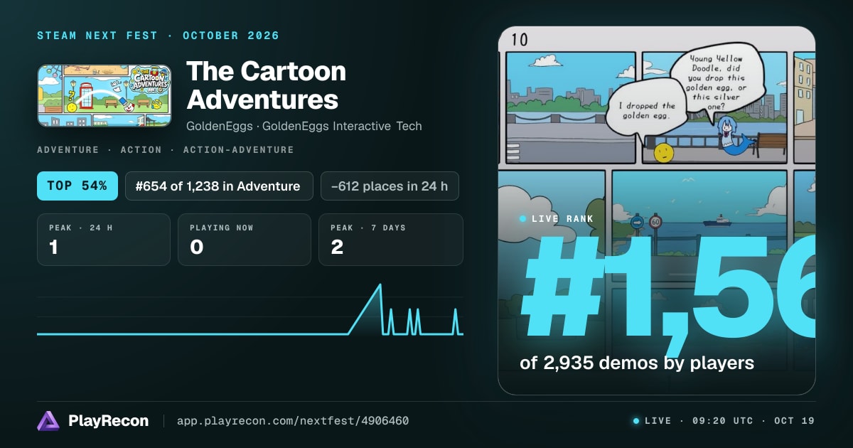 The Cartoon Adventures im Steam Next Fest