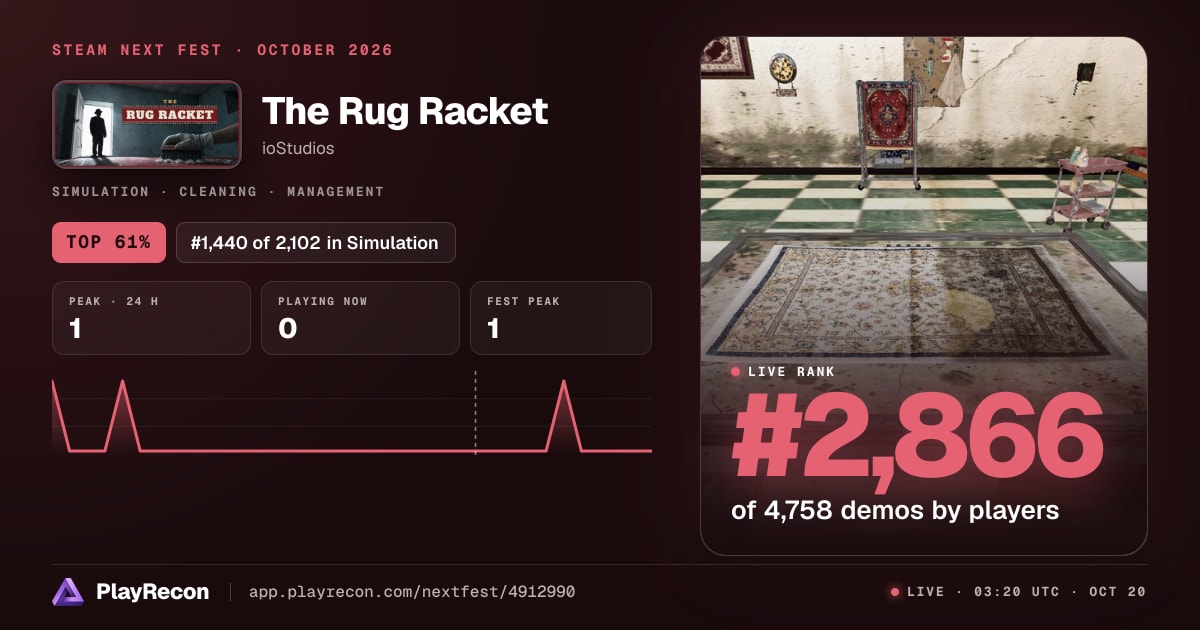 The Rug Racket in Steam Next Fest