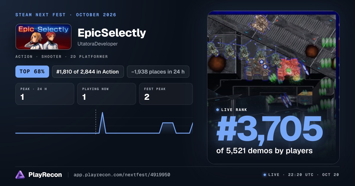 EpicSelectly im Steam Next Fest