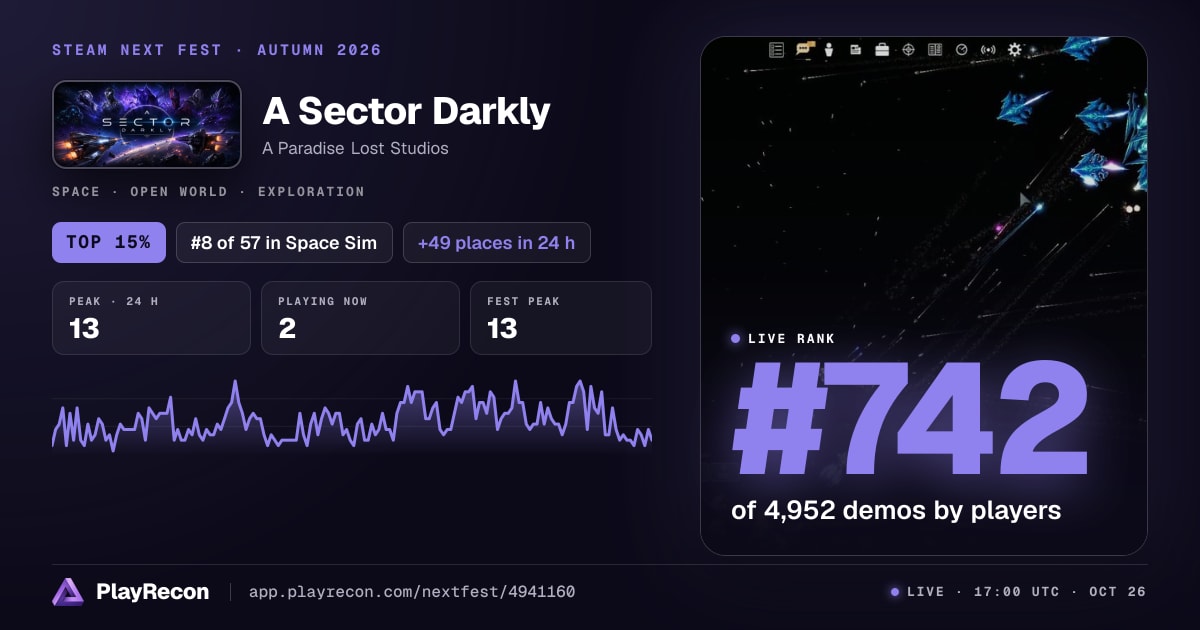 A Sector Darkly in Steam Next Fest