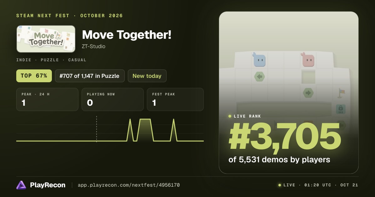 Move Together! au Steam Next Fest