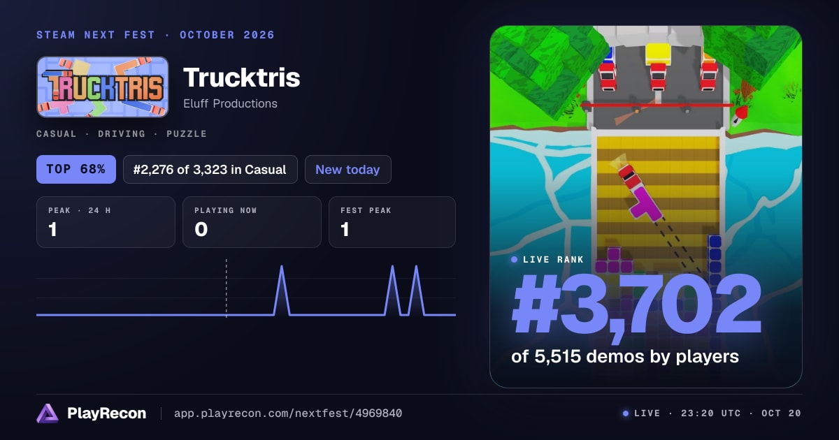 Trucktris allo Steam Next Fest