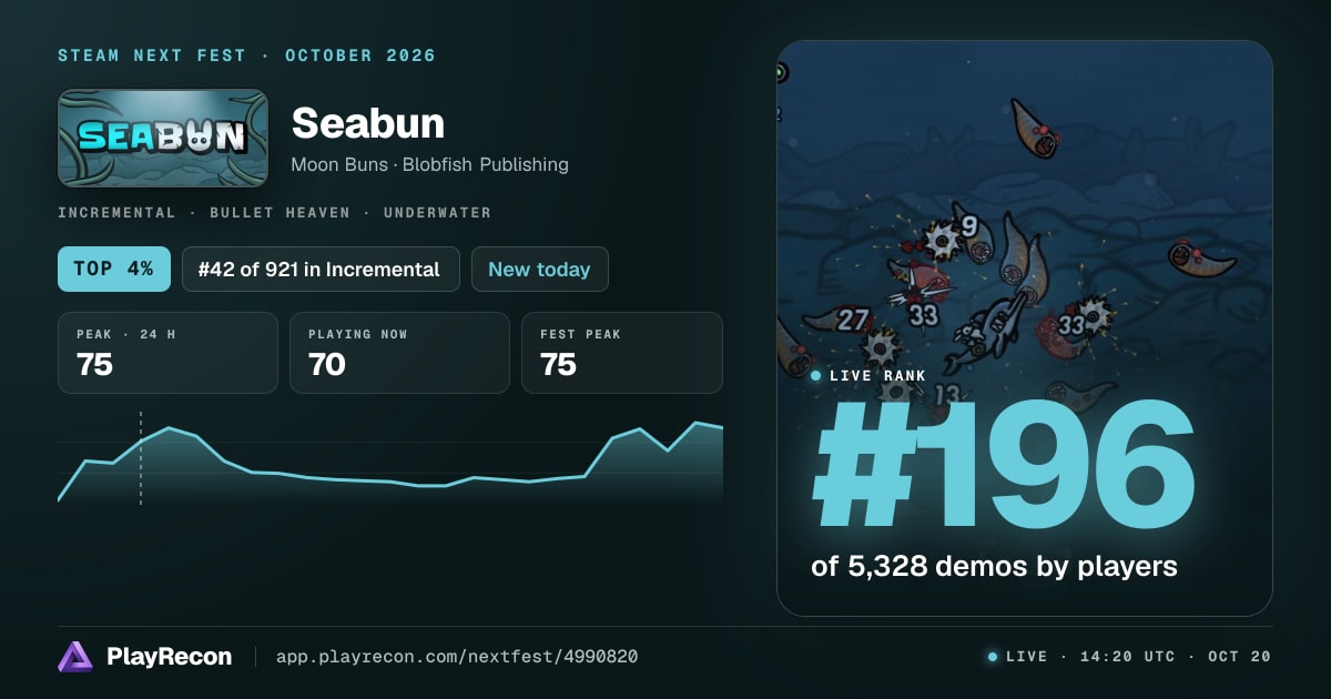 Seabun in Steam Next Fest