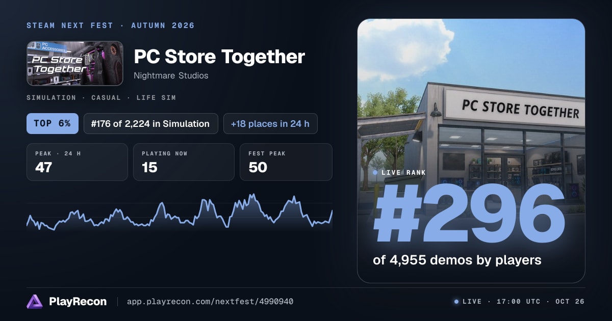 PC Store Together au Steam Next Fest