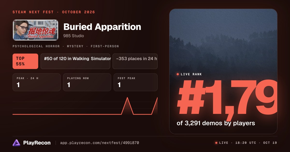 Buried Apparition im Steam Next Fest