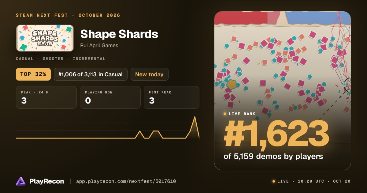 Shape Shards in Steam Next Fest