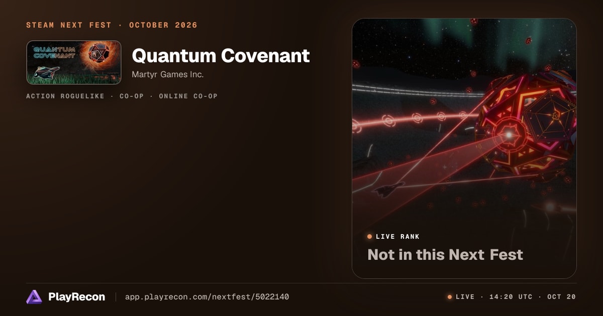Quantum Covenant allo Steam Next Fest