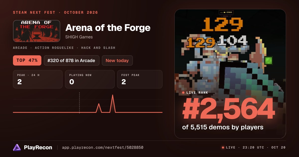 Arena of the Forge en el Steam Next Fest