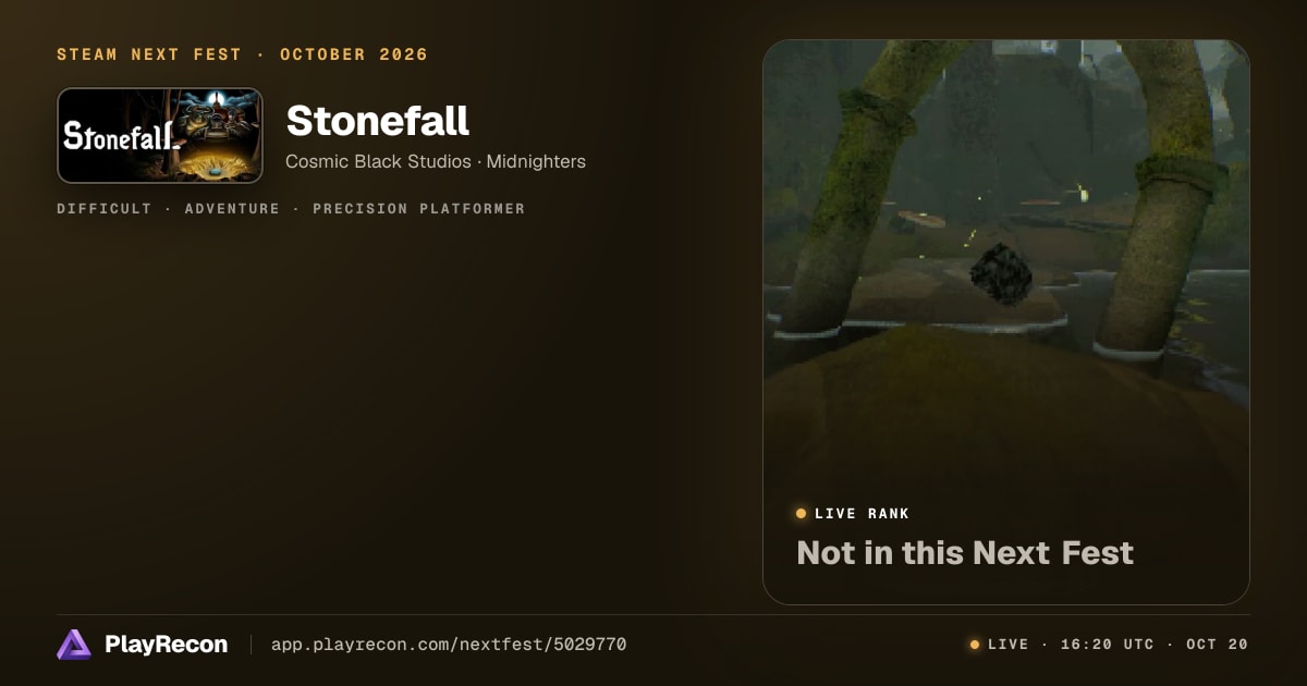 Stonefall en el Steam Next Fest