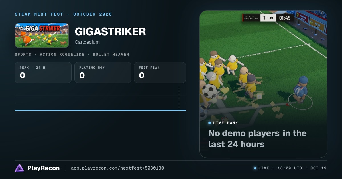 GIGASTRIKER in Steam Next Fest