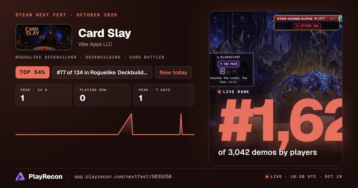 Card Slay im Steam Next Fest
