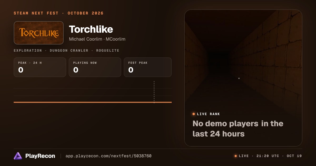 Torchlike im Steam Next Fest