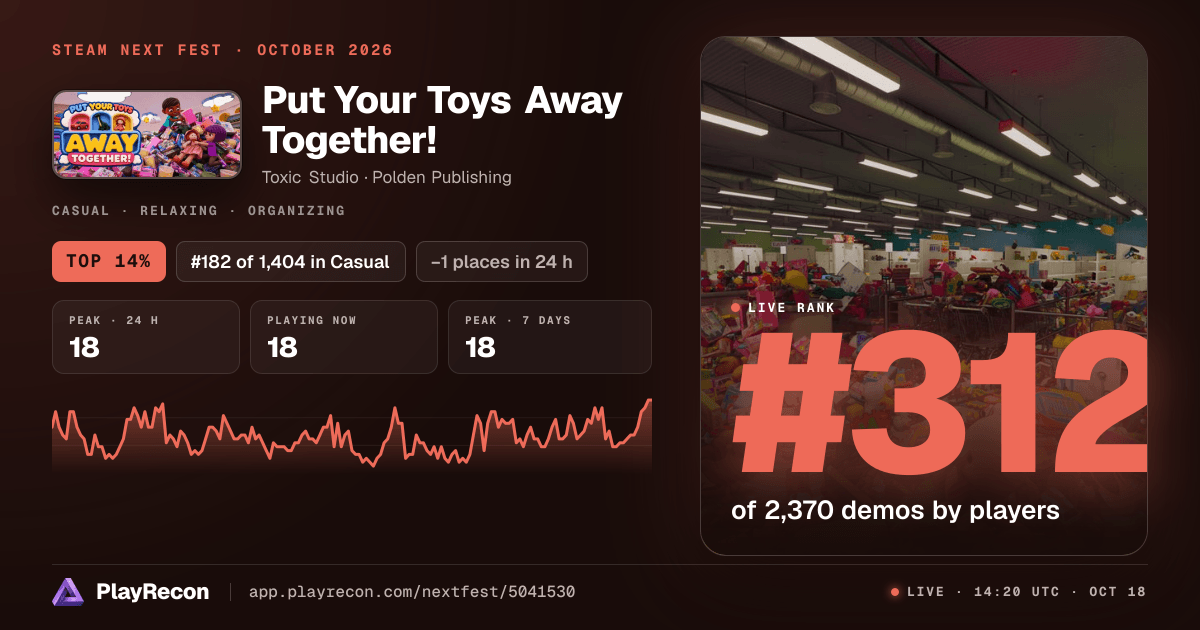 Put Your Toys Away Together! in Steam Next Fest
