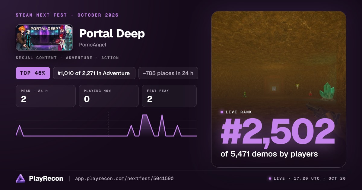 Portal Deep im Steam Next Fest
