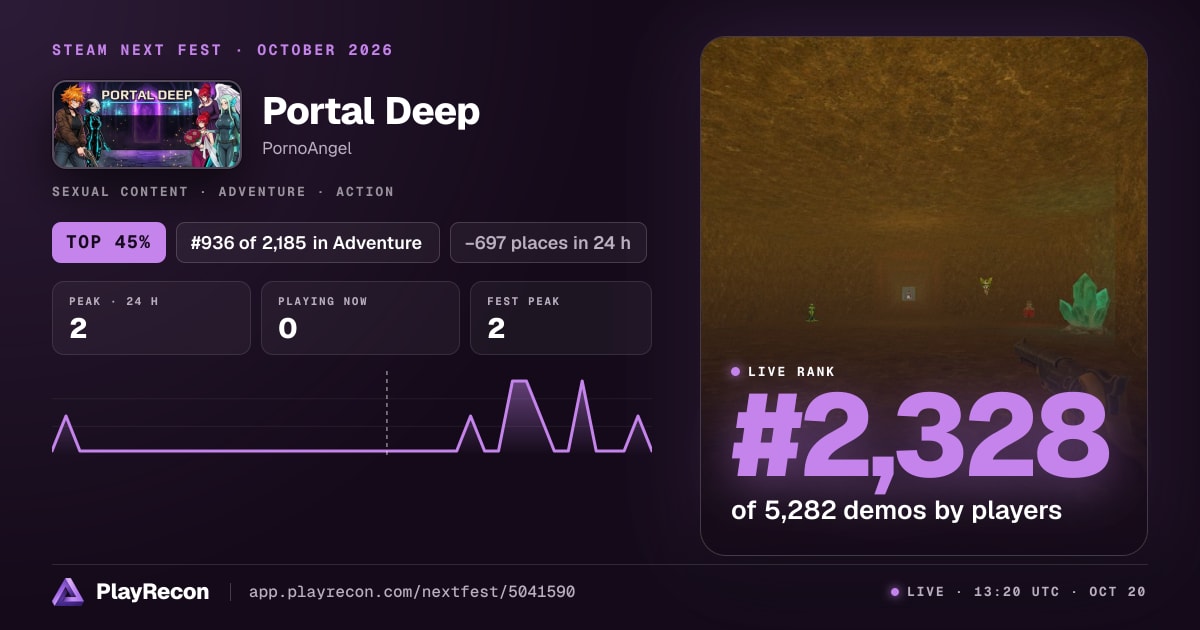 Portal Deep au Steam Next Fest