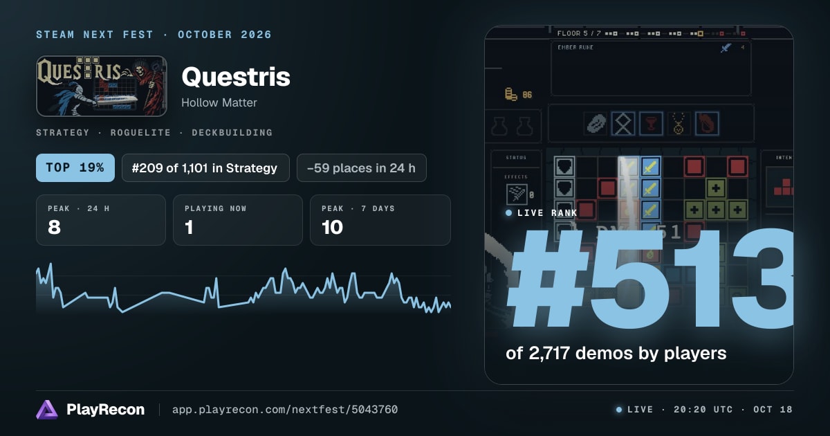 Questris in Steam Next Fest
