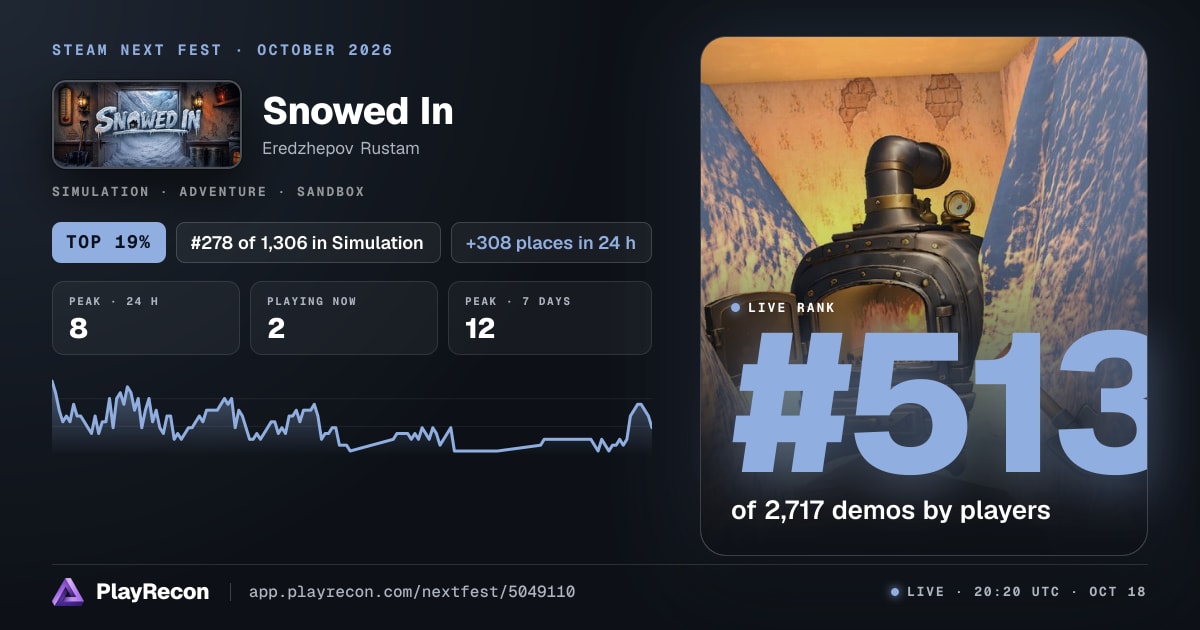 Snowed In in Steam Next Fest