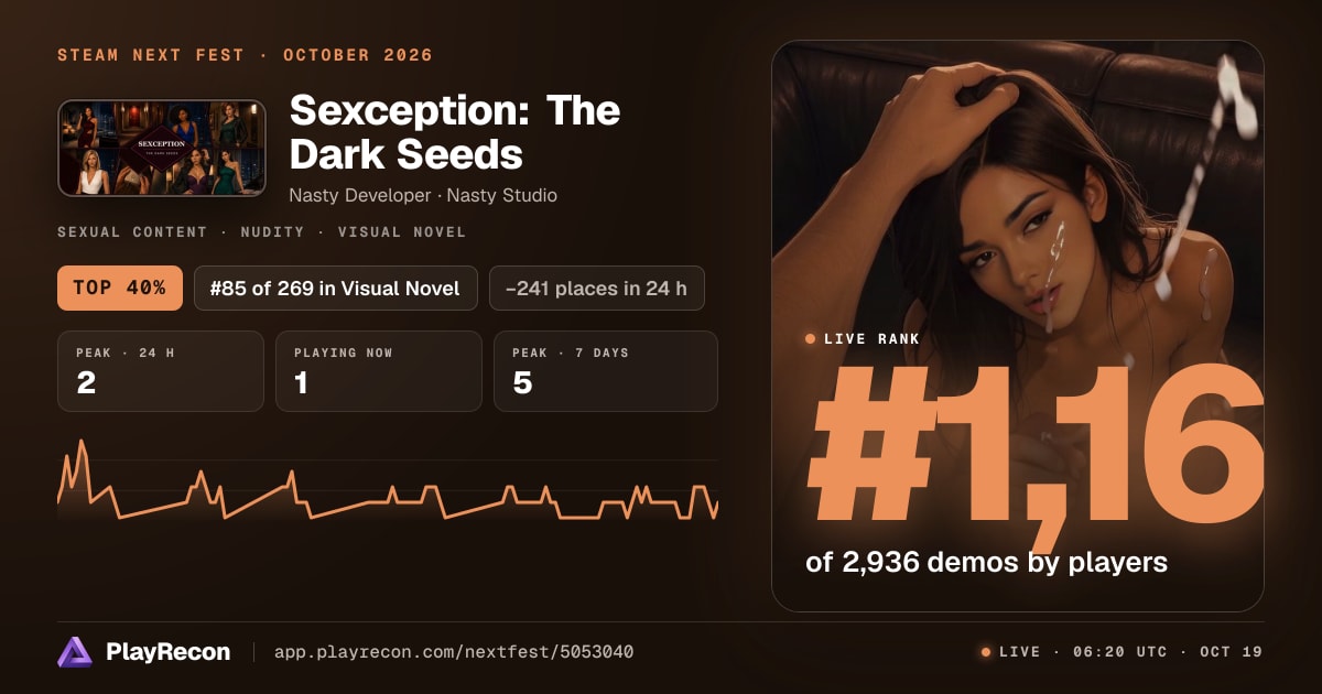 Sexception: The Dark Seeds im Steam Next Fest