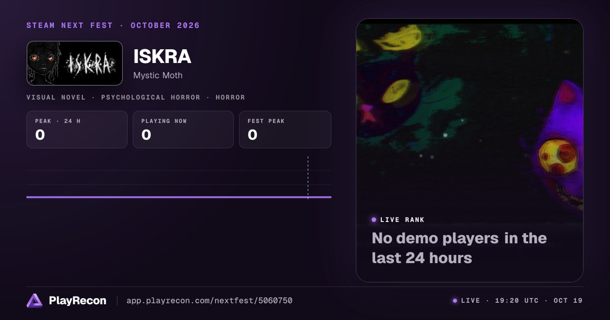 ISKRA in Steam Next Fest