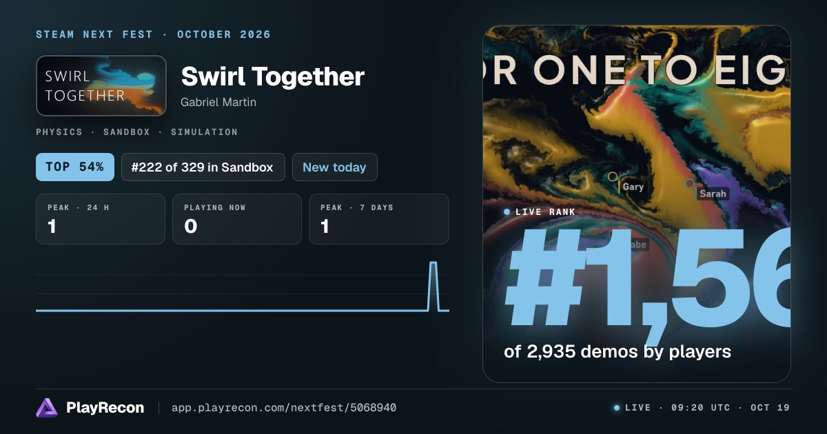 Swirl Together au Steam Next Fest