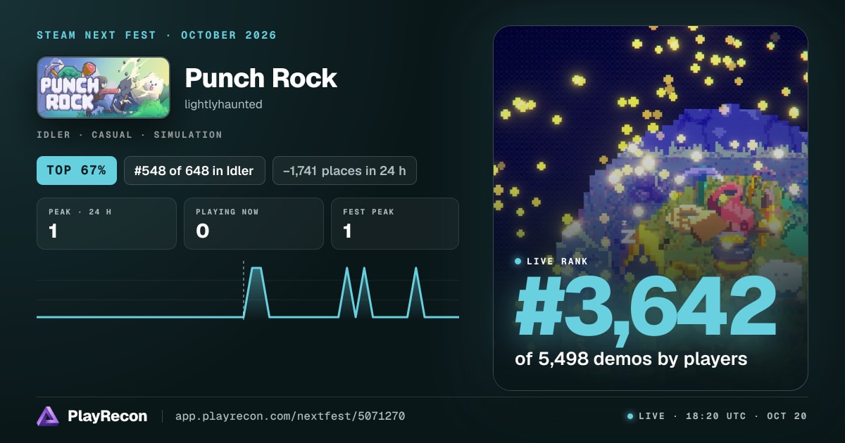 Punch Rock in Steam Next Fest