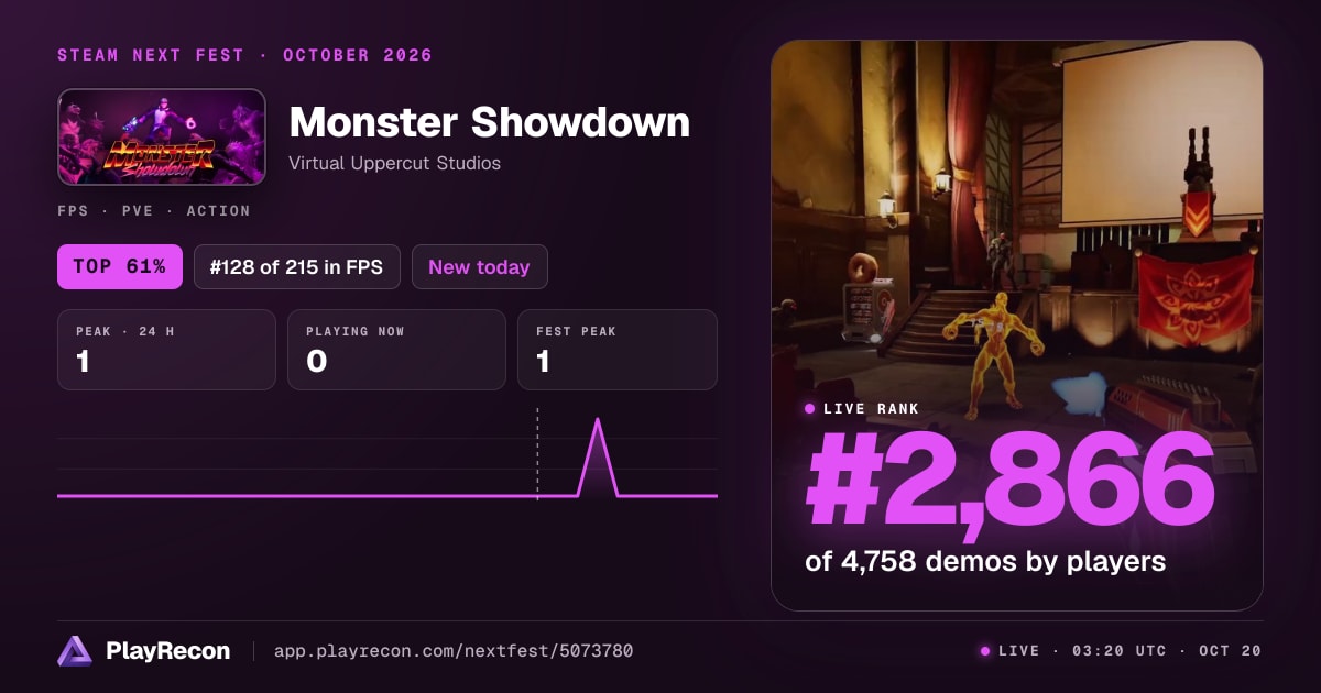 Monster Showdown im Steam Next Fest