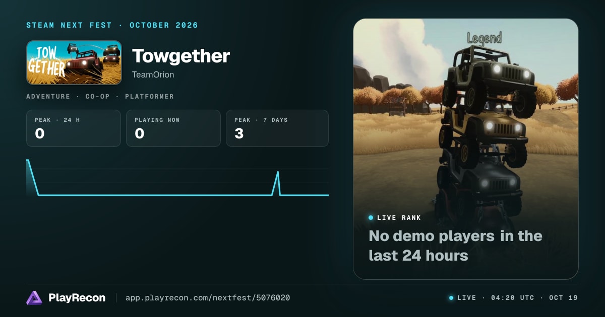 Towgether im Steam Next Fest