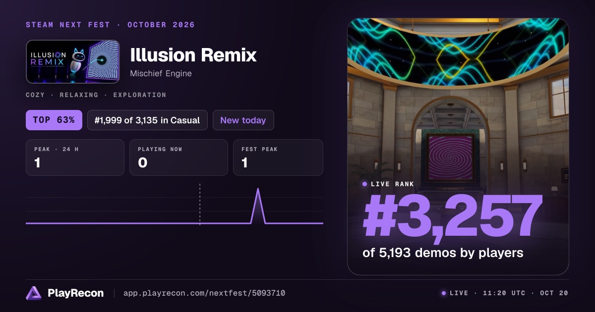 Illusion Remix au Steam Next Fest