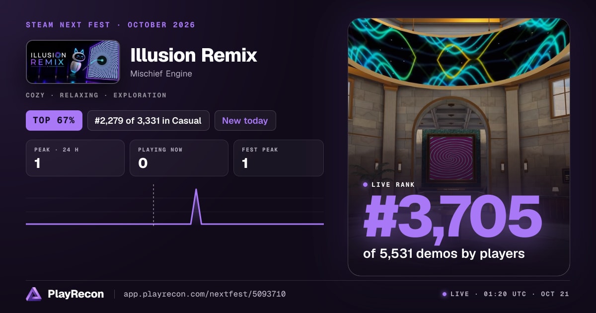 Illusion Remix in Steam Next Fest