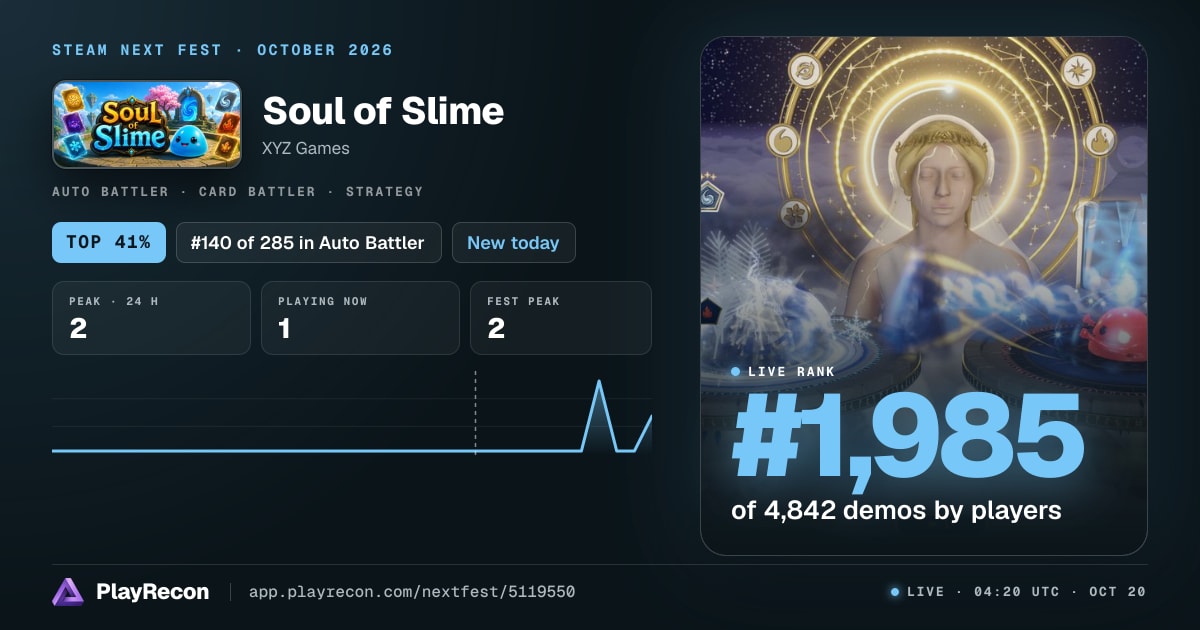 Soul of Slime en el Steam Next Fest