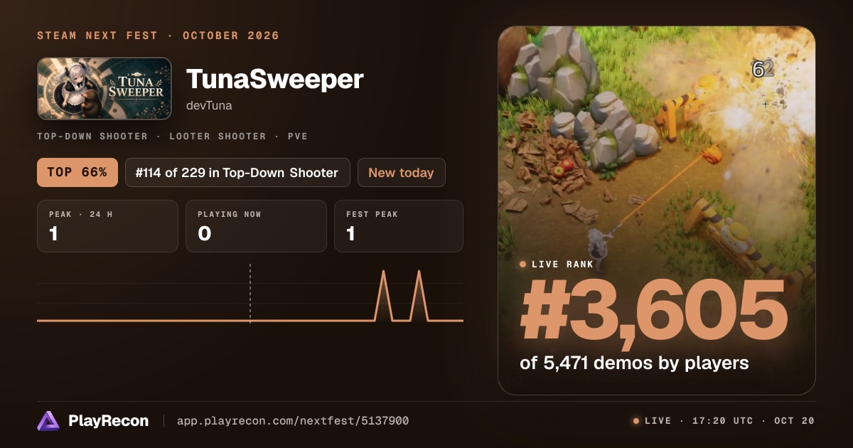 TunaSweeper im Steam Next Fest