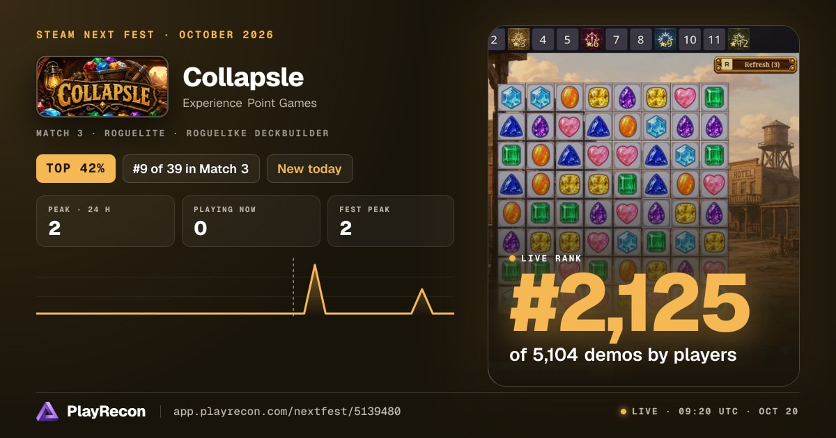 Collapsle in Steam Next Fest