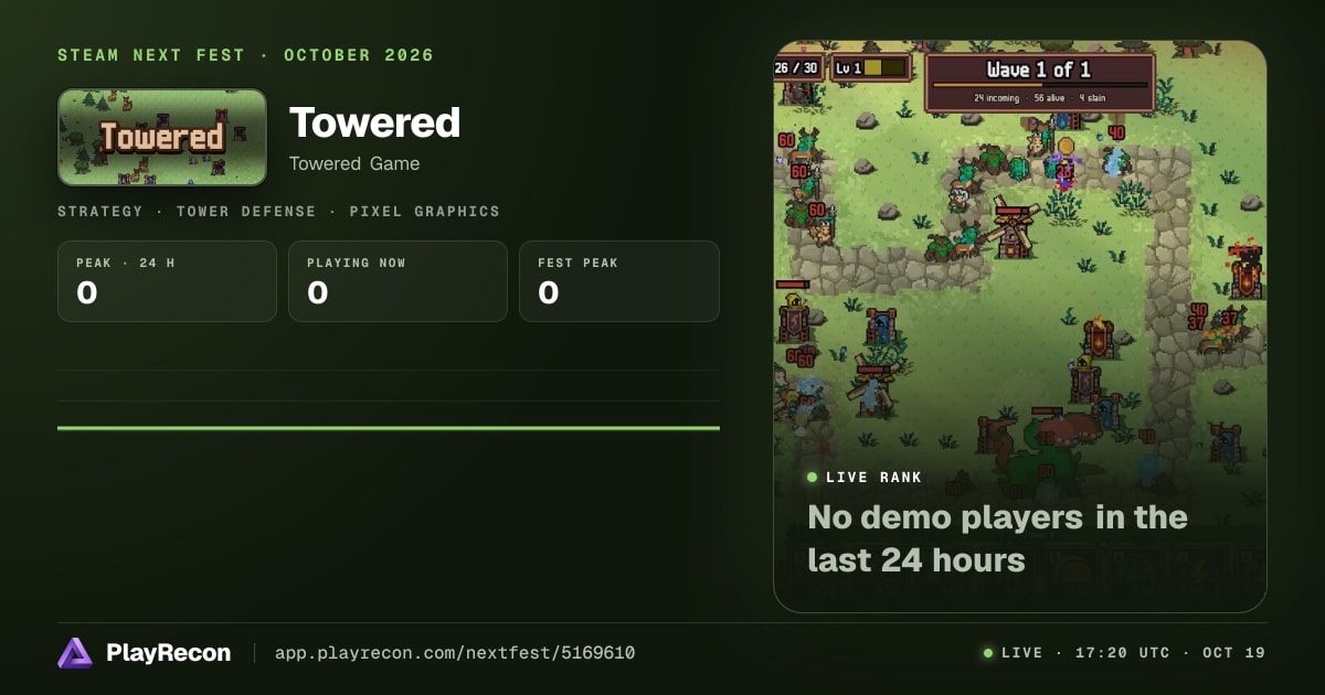 Towered im Steam Next Fest