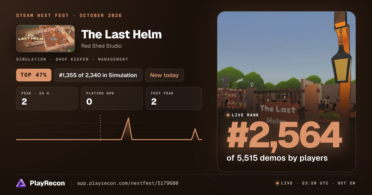 The Last Helm in Steam Next Fest