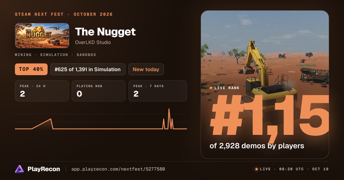 The Nugget in Steam Next Fest