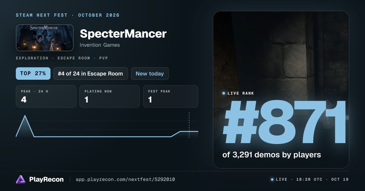 SpecterMancer en el Steam Next Fest