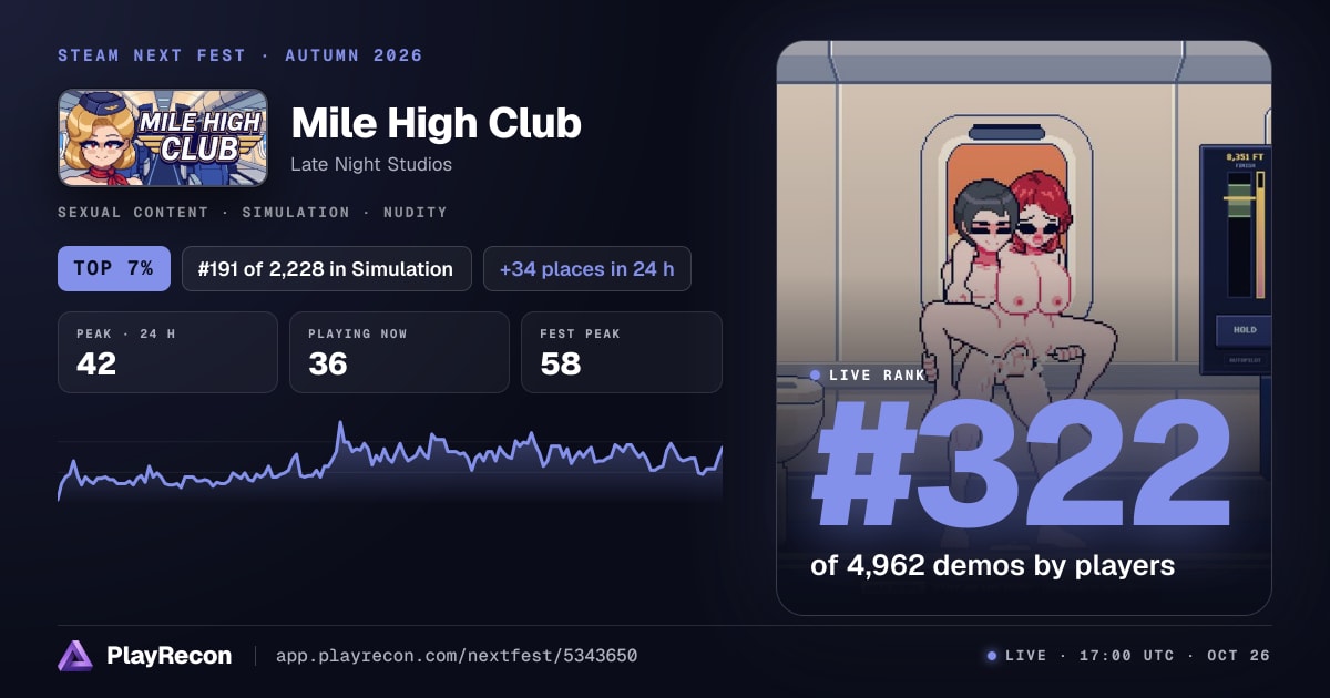 Mile High Club in Steam Next Fest